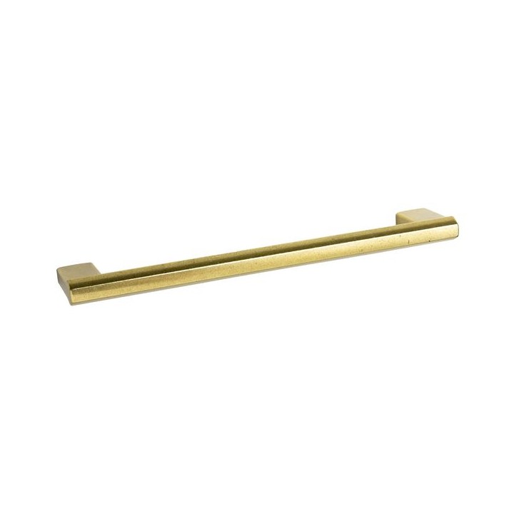 Hexham D Handle in Aged Brass 176 x 32 x 11mm