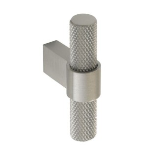 Knurled T Handle Oulent Polished Stainless Steel Finish - H1125.35.SS