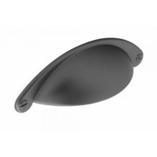 Cup Handle Satin Black 64mm Centre