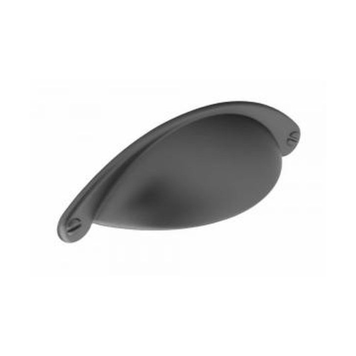 Cup Handle Satin Black 64mm Centre