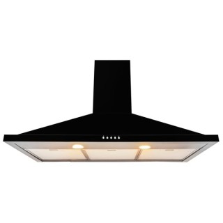 Leisure H92PK Traditional Chimney Hood Black 90cm