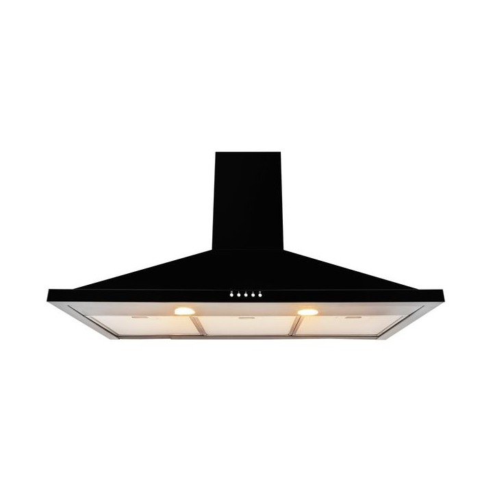 Leisure H92PK Traditional Chimney Hood Black 90cm