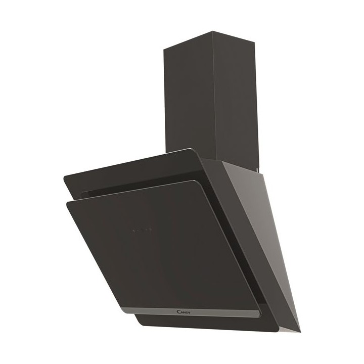 Candy Chimney Cooker Hood with Wifi and LED Lights Black 60cm - CDG6CEBWIFI