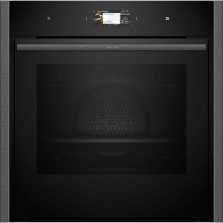NEFF N90 Home Connect Built In Pyrolytic Single Oven with Slide & Hide Handle Graphite Grey 60cm - B64CS71G0B