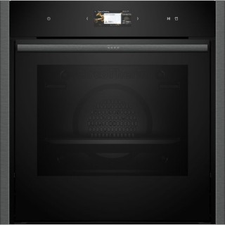 NEFF N90 Home Connect Built In Single Oven with Vario Steam and Slide & Hide Handle Graphite Grey 60cm - B64VS71G0B
