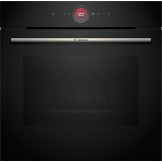 Bosch Serie 8 Built in Home Connect Pyrolytic Touch Control Single Oven Black 60cm - HBG7741B1B