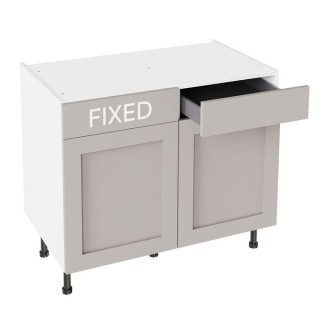 Flatpack 1000 Drawerline Base Cabinet Shaker Ultra Matt Light Grey