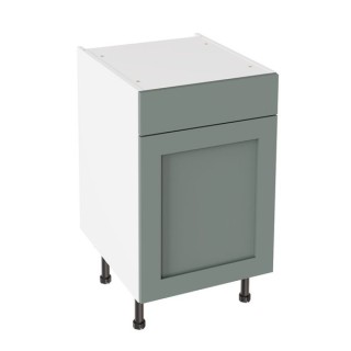 Flatpack 500 Drawerline Base Cabinet Shaker Ultra Matt Sage Green