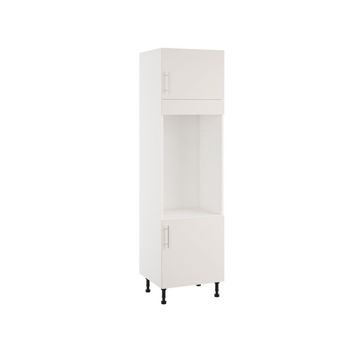 Essence Cashmere Grey 600mm Double Oven Tower Type B