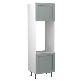 Flatpack Double Oven Housing Shaker Ultra Matt Sage Green