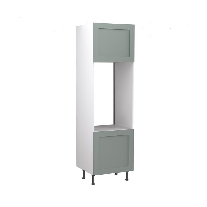 Flatpack Double Oven Housing Shaker Ultra Matt Sage Green