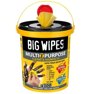 Big Wipes Antiviral Multi-Purpose Pro+ Bucket 300 Wipes
