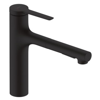 Hansgrohe Zesis M33 Single lever kitchen mixer 160 pull-out spray 2jet - Matt Black - 74801670