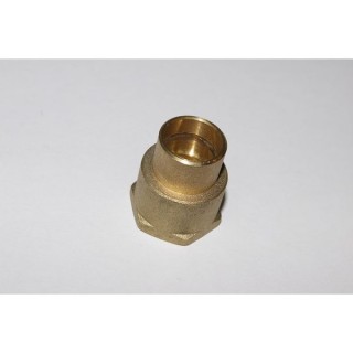 Solder Ring Fitting 15 mm x 1/2" Straight Female Connector