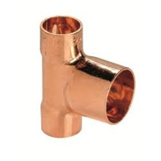 End Feed Two End Branch Reducer 22mm x 22mm x 28mm