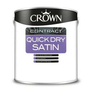 Crown Contract Quick Dry Satin 2.5L Brilliant White