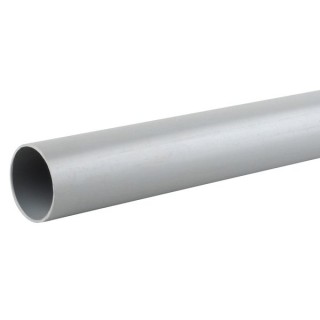 Osma Waste push-fit plain ended pipe grey 50mm