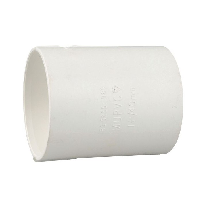 Osma Waste Solvent Weld Waste System Double Socket White  50mm