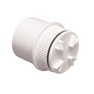 Wavin OsmaWeld access plug 50mm white