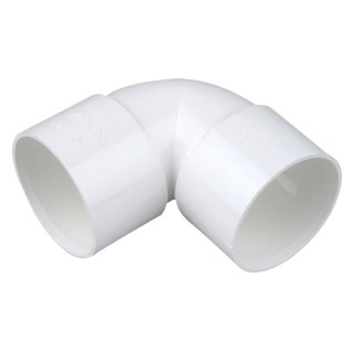 OsmaWeld 90¡ knuckle bend white 50mm
