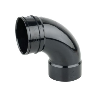 Wavin OsmaSoil D/SW bend 90° 110mm black