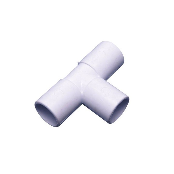 Wavin Osma Overflow solvent tee 90° 21.5mm white