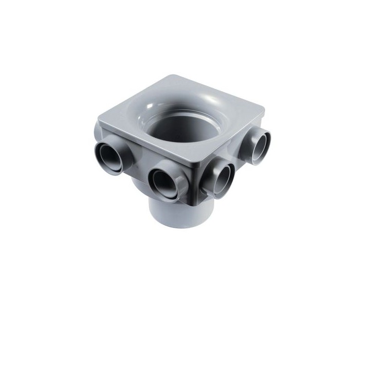 OsmaSoil 4S597G 110mm 6 Boss Manifold Grey