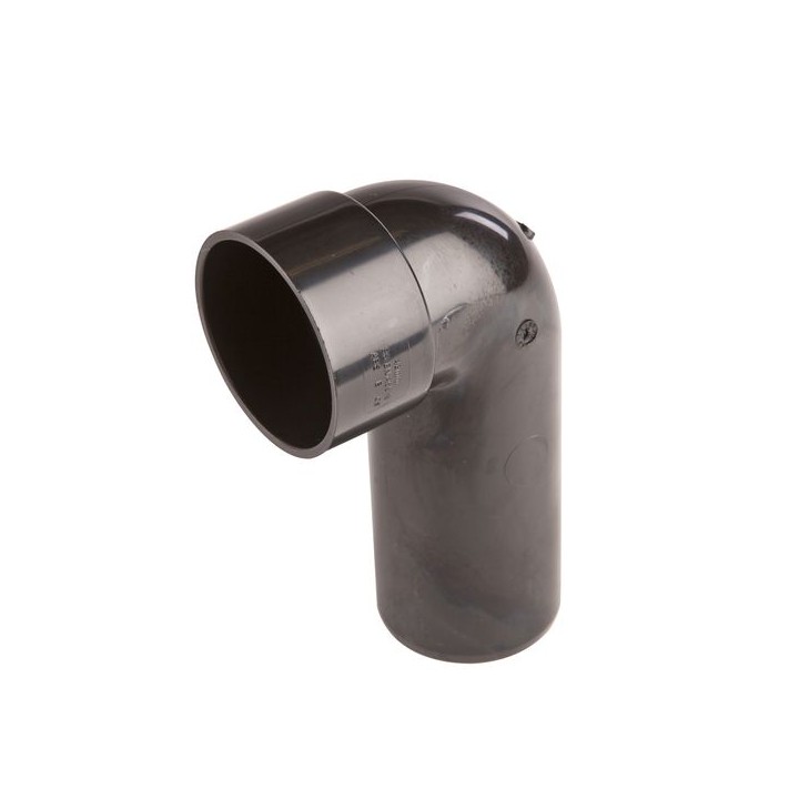 OsmaWeld 87.5¡ waste long tail bend black 40mm