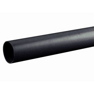 Wavin OsmaWeld plain ended pipe 32mm black 3m