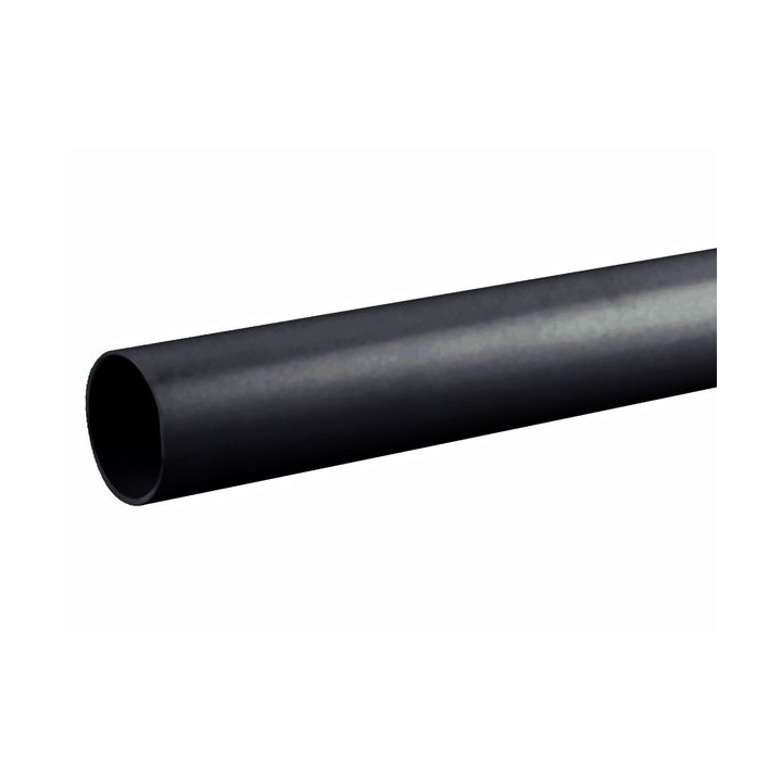 Wavin OsmaWeld plain ended pipe 32mm black 3m
