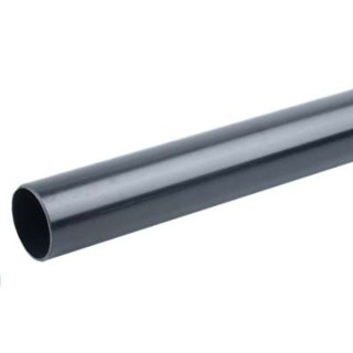 Wavin Osma Waste solvent weld plain ended pipe 32mm black 3m
