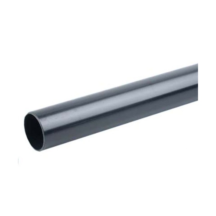 Wavin Osma Waste solvent weld plain ended pipe 32mm black 3m