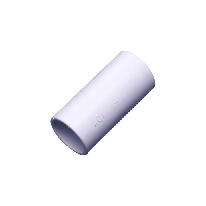 Wavin Osma Overflow solvent double socket 21.5mm white