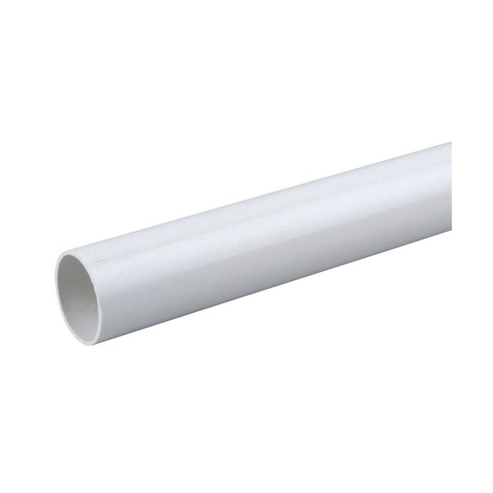 Wavin Osma Waste solvent weld plain ended pipe 50mm white 3m