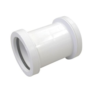 Wavin Osma Waste push-fit double socket 40mm white