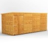 16 x 6 Power Windowless Pent Double Door