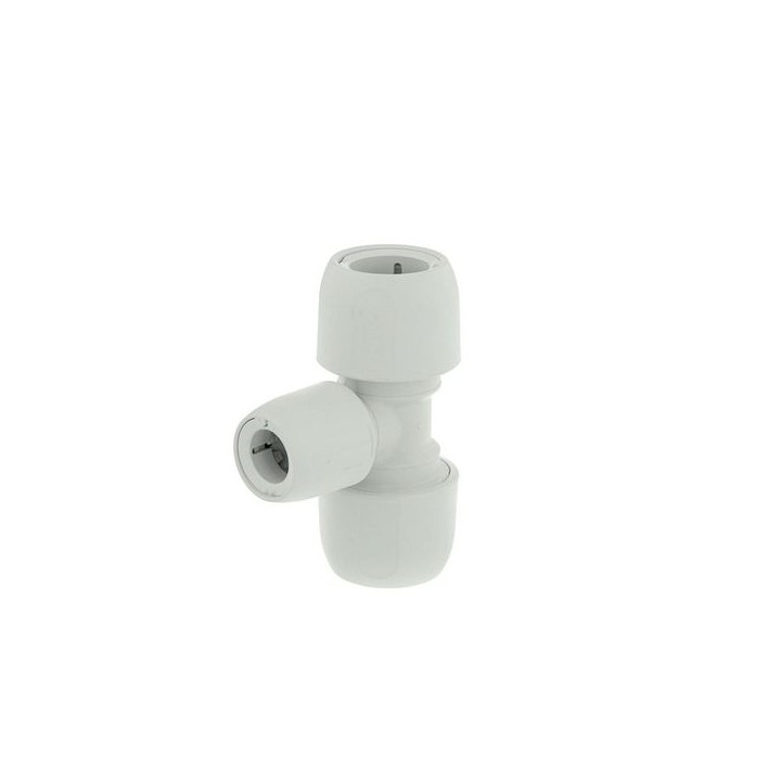 Hep2O branch reduced tee 90° white 22x22x15mm