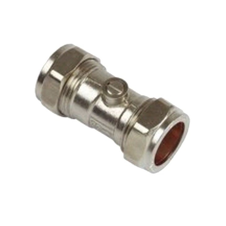 22mm Isolating Valve Chrome