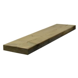 47mm x 225mm x 3.0m Green Treated UC3 Regularised C16
