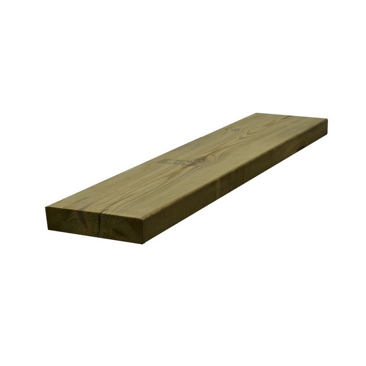 47mm x 200mm x 3m Green Treated UC3 Kiln Dried Regularised C16