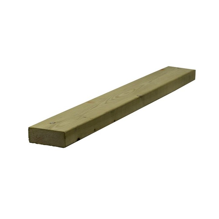 47mm x 125mm x 3m Green Treated UC3 Kiln Dried Regularised C16