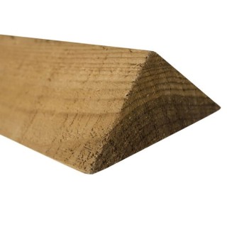 75 x 75mm x 2.4m Green Treated Arris Rail 2EX