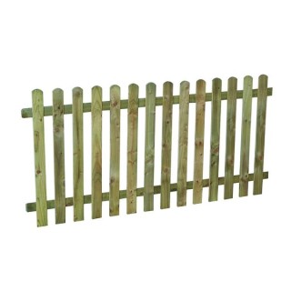 Pressure Treated Heavy Duty Pale Fence Panel 6ft x 3ft  Pack of 4