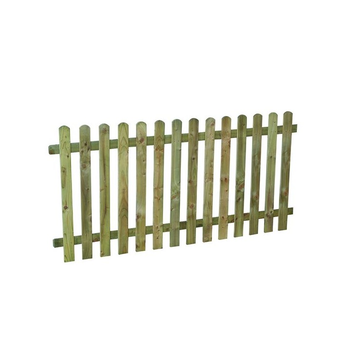 Pressure Treated Heavy Duty Pale Fence Panel 6ft x 3ft  Pack of 5