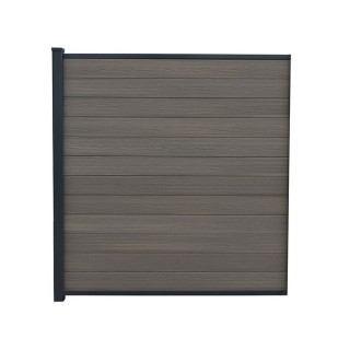 Piranha Antique Grey 6ft In-Ground Composite Fence Kit 6ft