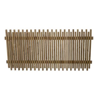 Pressure Treated Contemporary Picket Fence Panel 6ft x 3ft  Pack of 4