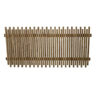 Pressure Treated Contemporary Picket Fence Panel 6ft x 3ft  Pack of 3