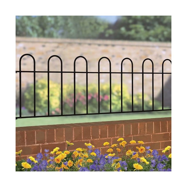 Court Metal Fence Panel 1830mm GAP x 490mm High Zinc & Powder CRZP03