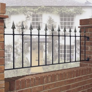 Balmoral Premium Railing Panel 1830mm GAP x 560mm High Zinc & Powder BARZP06