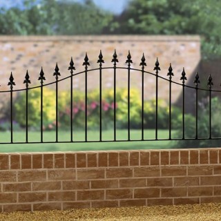 Regent Double Driveway Metal Gate 2438mm GAP x 914mm High Zinc & Powder RDZP13